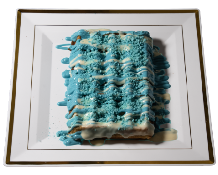Belgian Waffle - Berry Blue