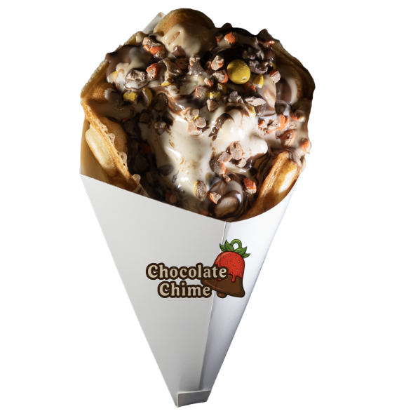 Bubble Waffle - Reese's Pieces